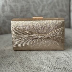 Elegant Gold Clutch Bag